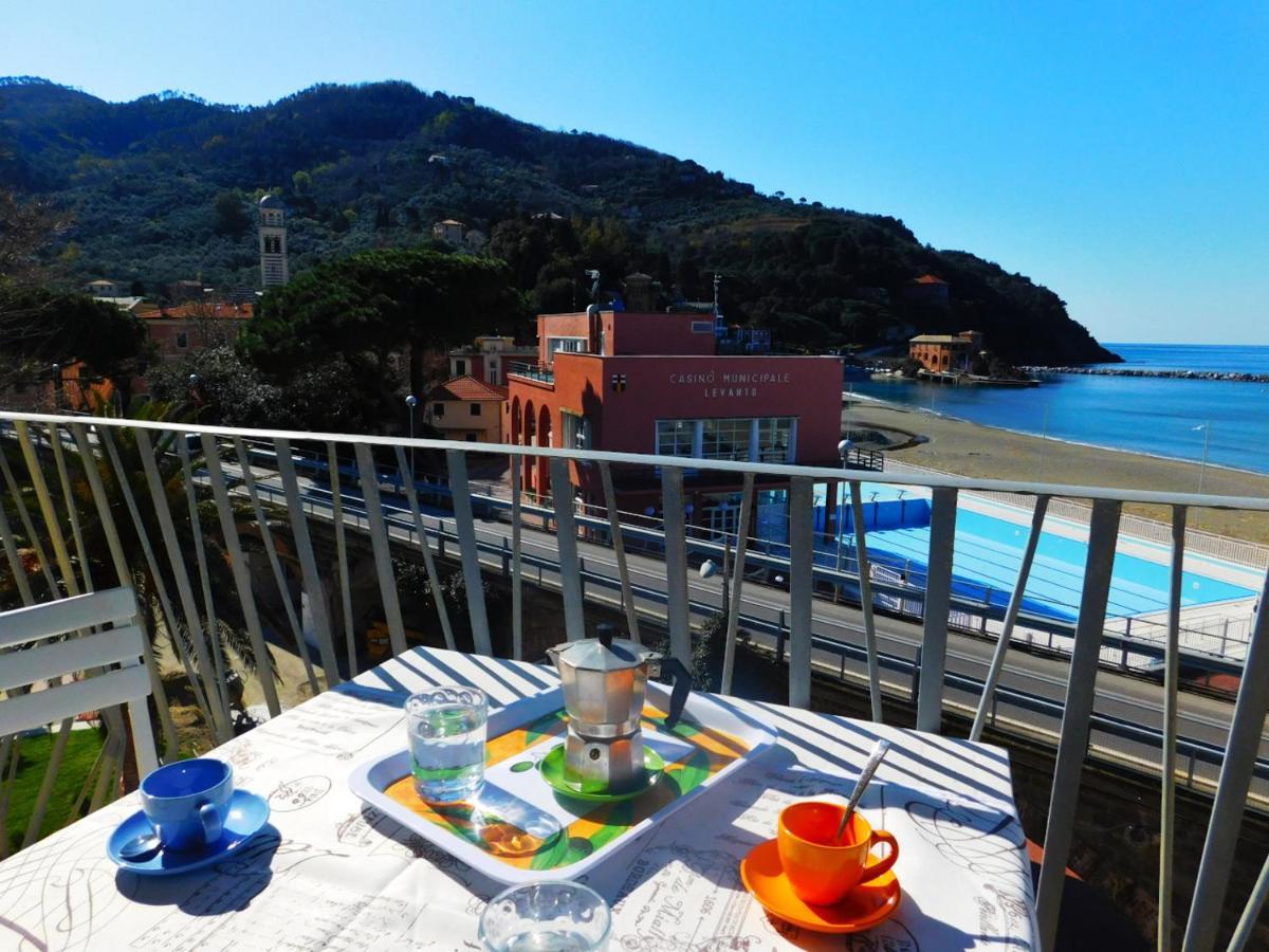 Trilocale Con Meravigliosa Vista Mare, Levanto Dış mekan fotoğraf