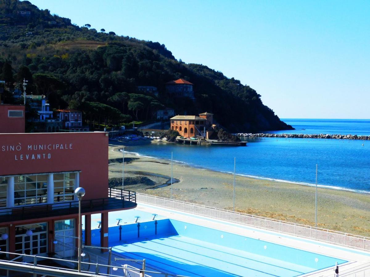 Trilocale Con Meravigliosa Vista Mare, Levanto Dış mekan fotoğraf