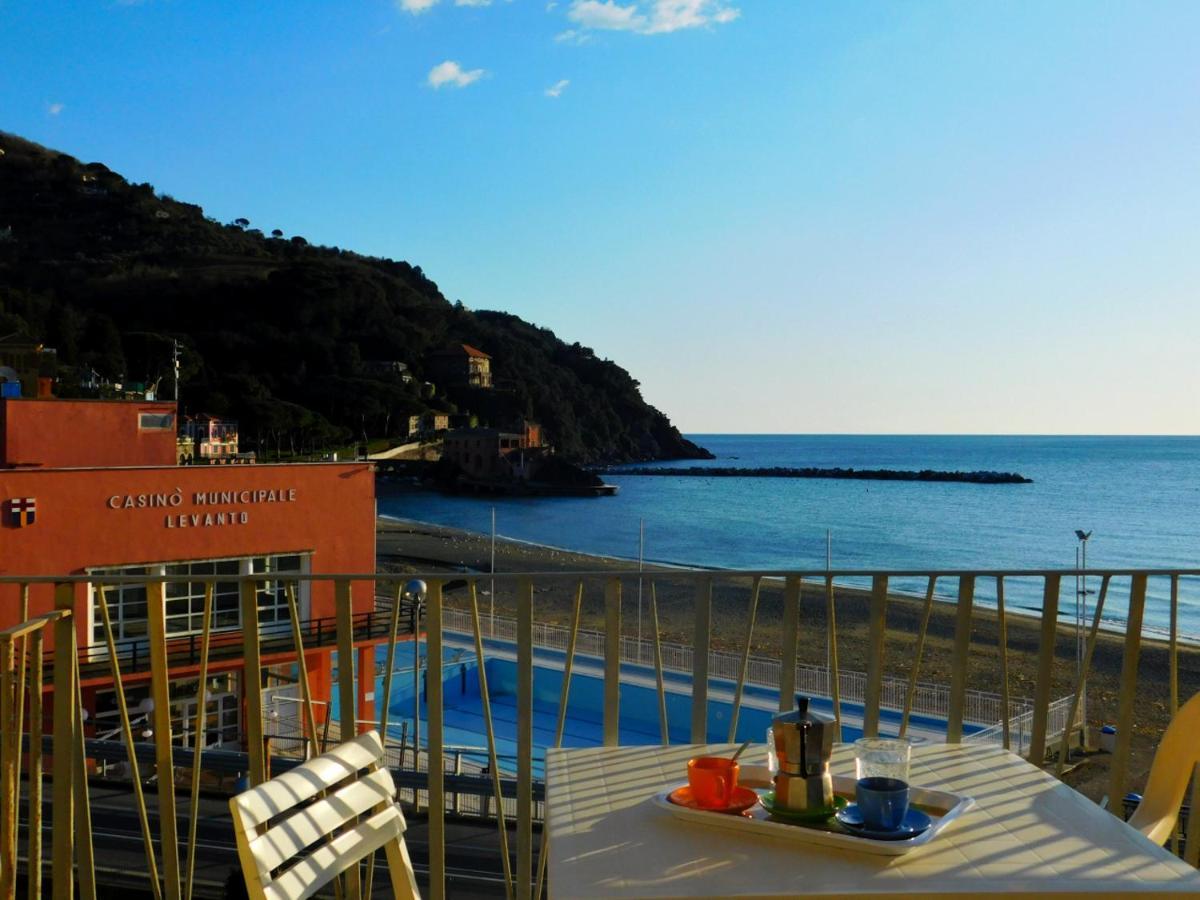 Trilocale Con Meravigliosa Vista Mare, Levanto Dış mekan fotoğraf